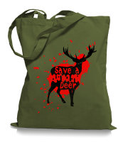 Ma2ca® Save a Deer - Tierschutz - Jutebeutel...
