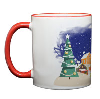 Ma2ca® Merry X-Mas Weihnachtstasse Kaffeetasse Becher...