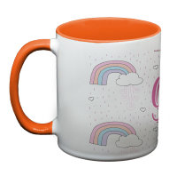 Ma2ca® Namenstasse Regenbogen Kindertasse mit Namen Becher Tasse  Tasse Becher