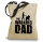 The Walking Dad Papa Vater Tragetasche / Bag / Jutebeutel WM2-black