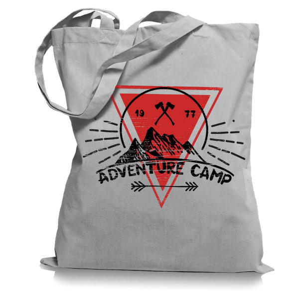 Adventure Camp - Abenteuer  Tragetasche / Bag / Jutebeutel WM1