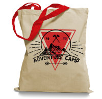 Adventure Camp - Abenteuer  Tragetasche / Bag / Jutebeutel WM2