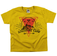 Adventure Camp - Abenteuer  Rundhals Kinder T-Shirt