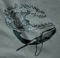Surfer Whalesurfer Beach Rundhals Kinder T-Shirt