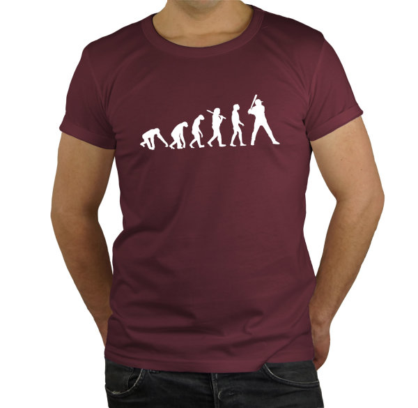 Baseball Regular Rundhals Evolution  Herren T-Shirt BC150