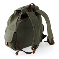 Canvas Backpack Rucksack - Green