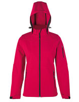 Women´s Hooded Soft-Shell Jacket - red