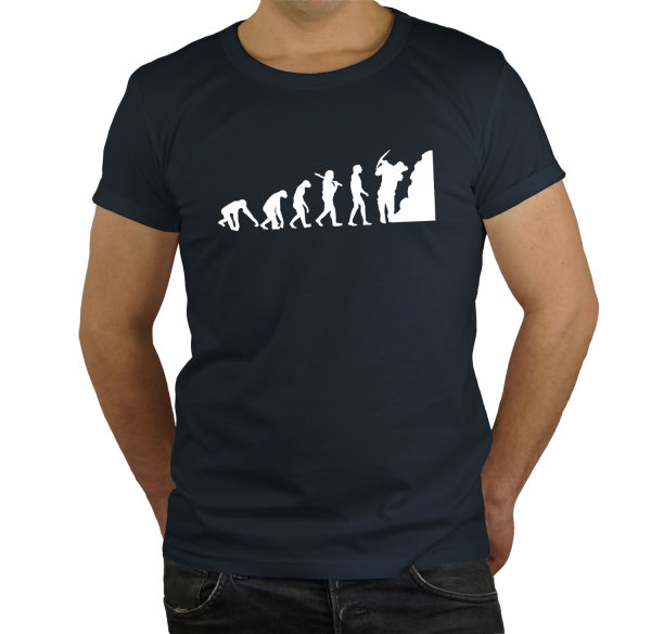 Bergarbeiter Regular Rundhals Evolution  Herren T-Shirt BC150