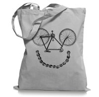 Lustiges Fahrrad Biker Biking Tragetasche / Bag / Jutebeutel WM1