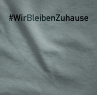 #WirBleibenZuhause Stay at Home Tragetasche / Bag / Jutebeutel WM2