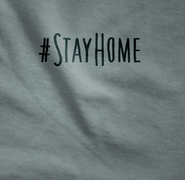 #StayHome WirBleibenZuhause  Tragetasche / Bag / Jutebeutel WM2