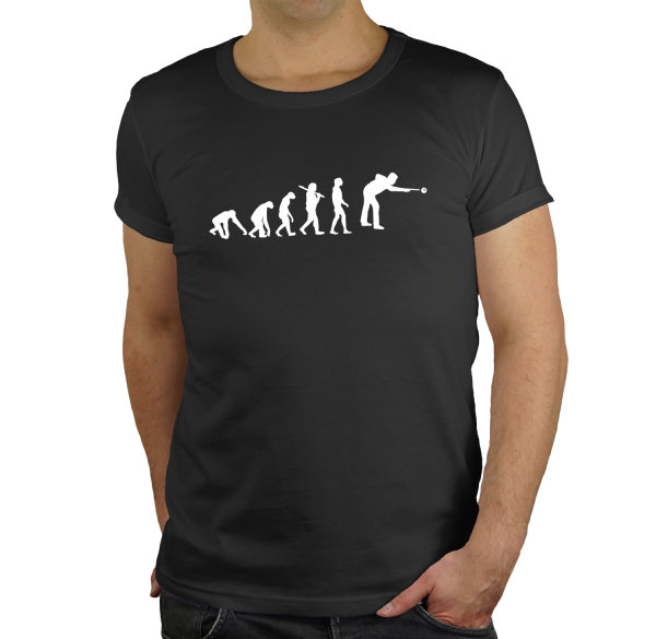 Billard Regular Rundhals Evolution  Herren T-Shirt BC150