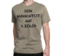 Ma2ca® T-Shirt Eigener Text Wunschtext Herren...