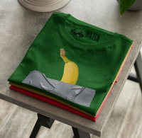 Ma2ca® Banana Banane Herren Männer M-Fit T-Shirt