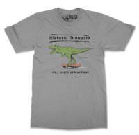 Ma2ca® Historic Dinopark Dino Dinosaurier Herren Männer M-Fit T-Shirt