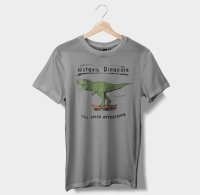 Ma2ca® Historic Dinopark Dino Dinosaurier Herren Männer M-Fit T-Shirt