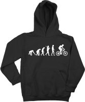 Ma2ca - Evolution Mountainbike Biker Kinder Kapuzensweatshirt Premium Kids Hoodie