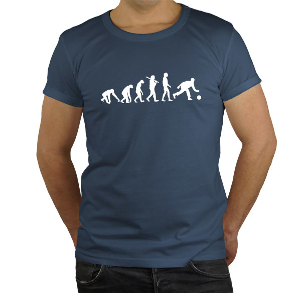 Bowling Regular Rundhals Evolution  Herren T-Shirt BC150