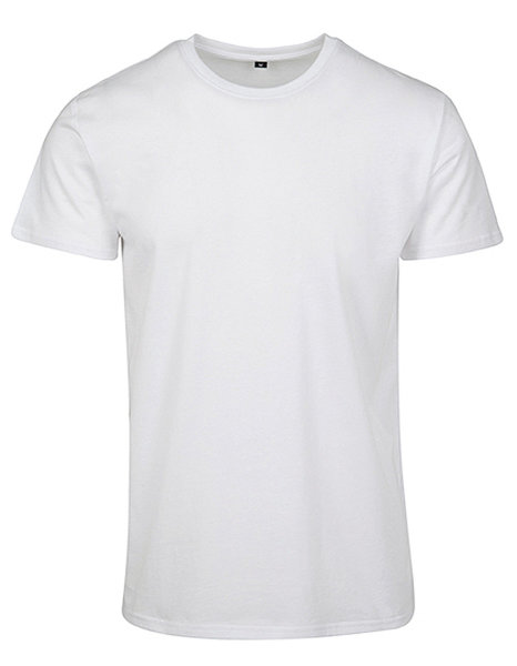 Basic T-Shirt Rundhals by Build Your Brand White 5xl