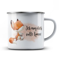 Krümelfreude® Fuchs Maus Kindertasse - Mag Dich...