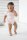 Baby Stripy Bodysuit - Babybody gestreift - dustyblue