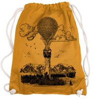 Ma2ca® - Cat Ballon Turnbeutel - Stoffbeutel Tasche...