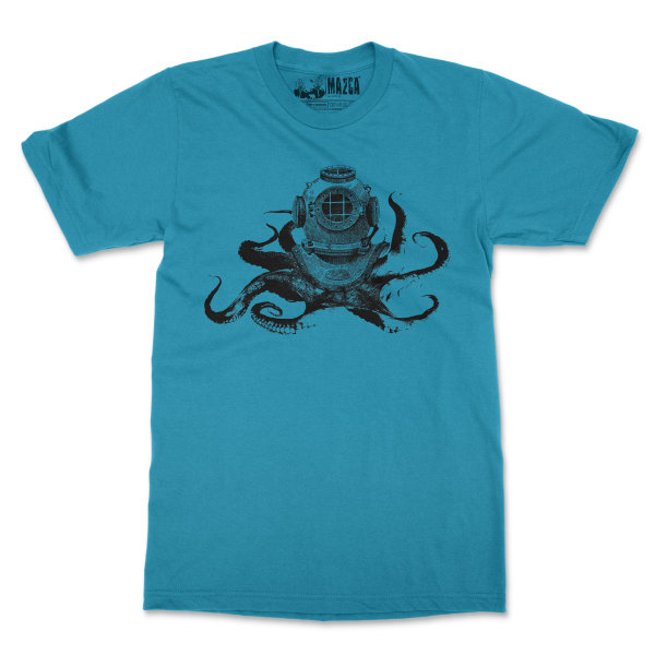 Octo Diver - Herren M-Fit T-Shirt atoll l