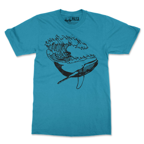 Whale Surfer - Herren M-Fit T-Shirt