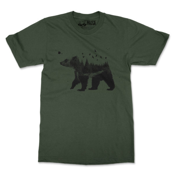 Bear Wood - Herren M-Fit T-Shirt