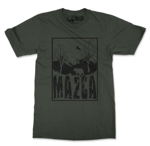 Ma2ca® Forrest  - Herren Männer M-Fit T-Shirt