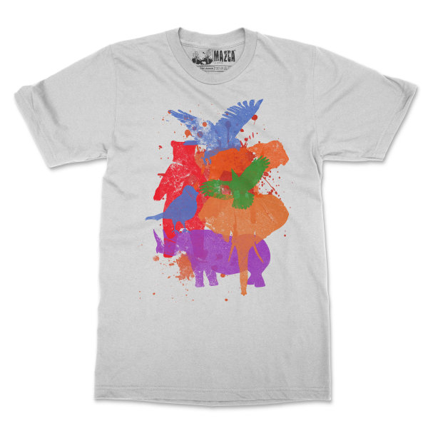 Colour Animals - Herren M-Fit T-Shirt