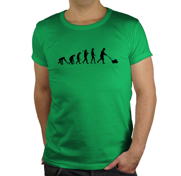 Gärtner Rasenmäher Regular Rundhals Evolution  Herren T-Shirt BC150