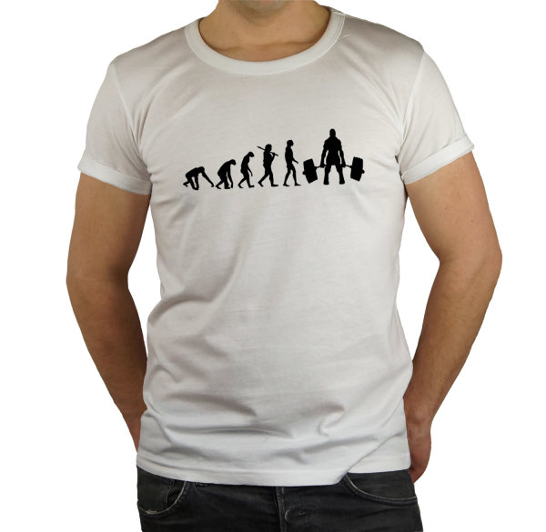 Gewichtheber Regular Rundhals Evolution  Herren T-Shirt BC150