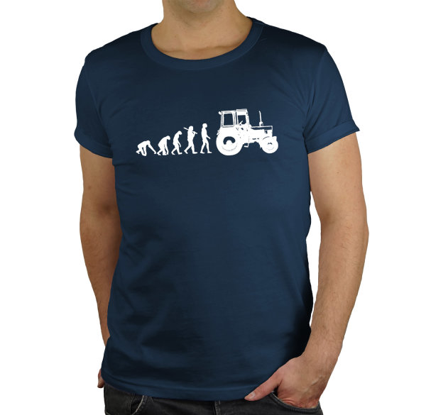 Traktor Regular Rundhals Evolution  Herren T-Shirt BC150