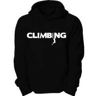 Climbing Bergsteiger Hoodie Sweatshirt black s